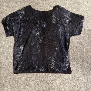 Danier Leather snake print top